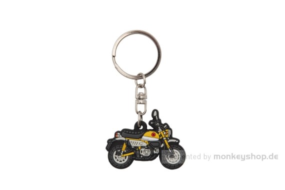 Honda Schlüsselanhänger Monkey 125 JB02 Gummi gelb