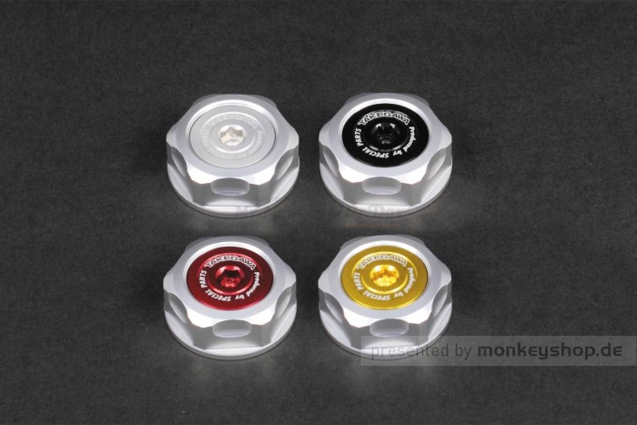 Takegawa Lenkkopf Hutmutter Aluminium rot M24xP1.0 f. MSX + Monkey 125