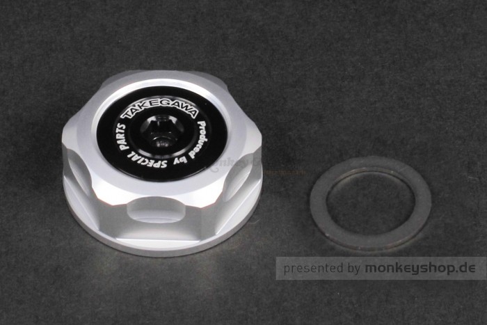 Takegawa Lenkkopf Hutmutter Aluminium schwarz M24xP1.0 f. MSX + Monkey 125