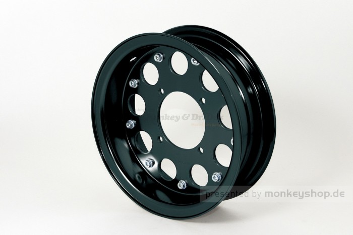 Takegawa 2.50x8 9-Loch Felge Alu schwarz