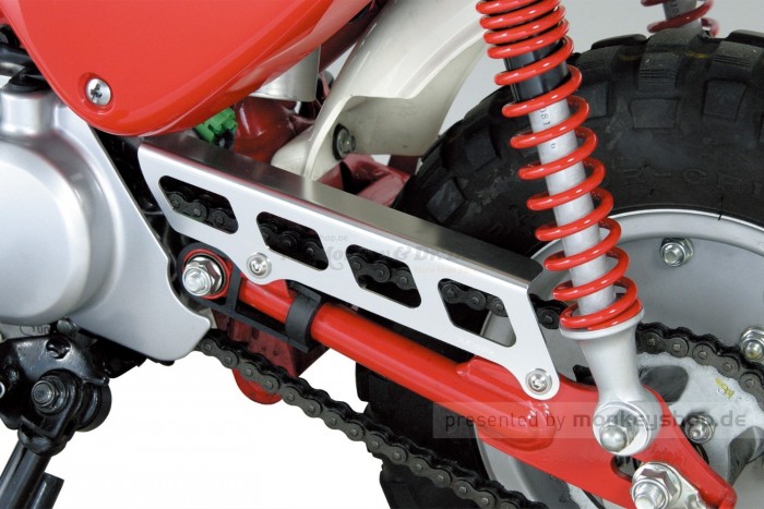 Takegawa Kettenschutz Z-Style Aluminium CNC silber f. Monkey 50 + Gorilla