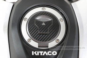 Kitaco Tankdeckel Aufkleber Dekor Carbon f. MSX + Monkey 125