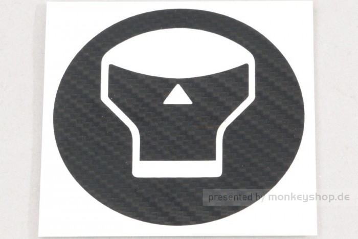 Kitaco Tankdeckel Aufkleber Dekor Carbon f. MSX + Monkey 125