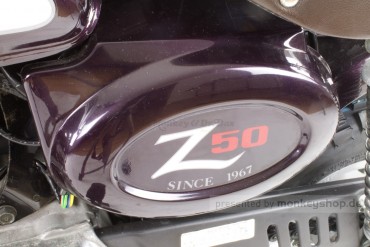 Honda Monkey Z50J dunkel lila aubergine 1726km