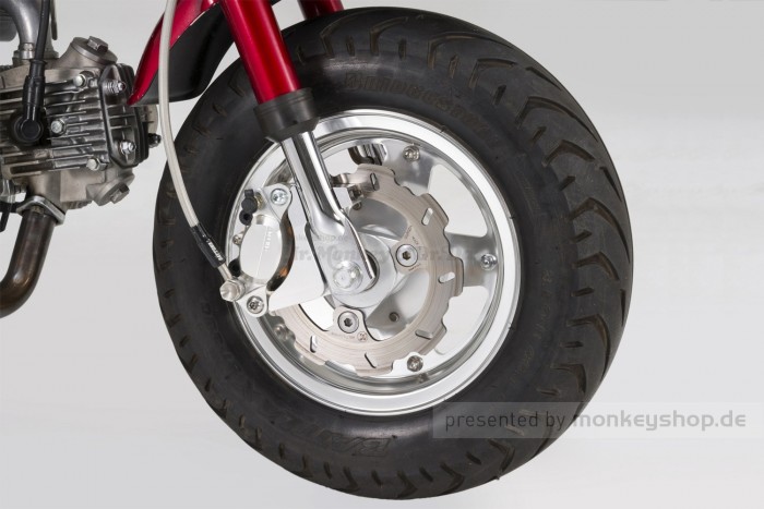 Daytona 2.50x8 5-Speichen Felge Alu poliert 2-teilig