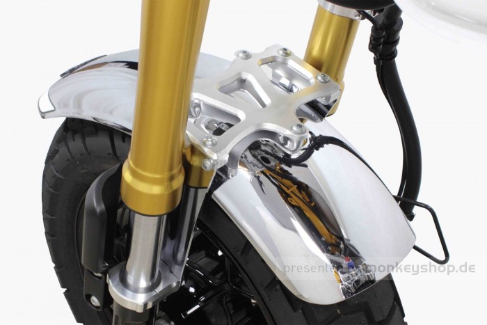 Takegawa Schutzblech Tieferlegung Aluminium CNC silber f. Monkey 125