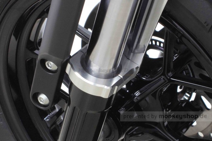 Takegawa Schutzblech Tieferlegung Aluminium CNC silber f. Monkey 125