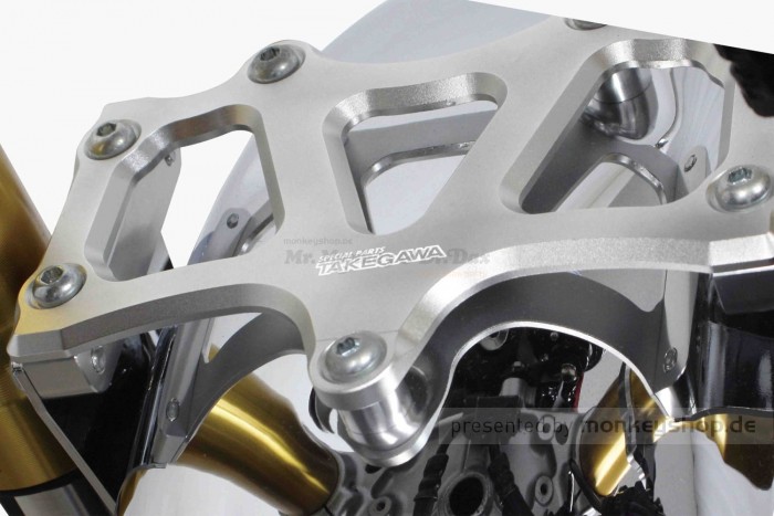 Takegawa Schutzblech Tieferlegung Aluminium CNC silber f. Monkey 125