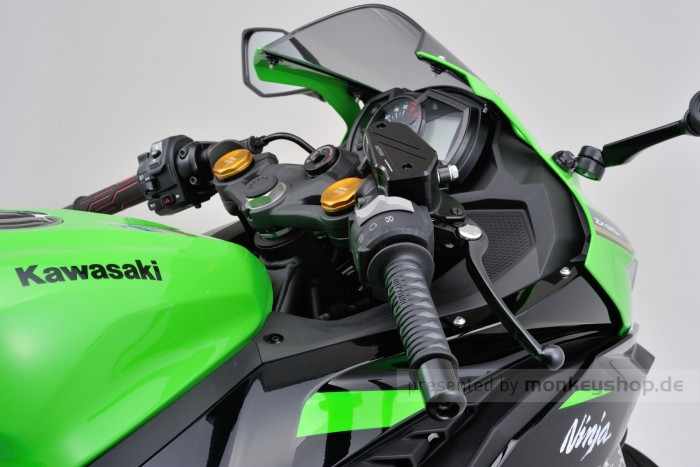 Daytona Deckel Bremspumpe Aluminium CNC schwarz eloxiert f. KAWASAKI vorn