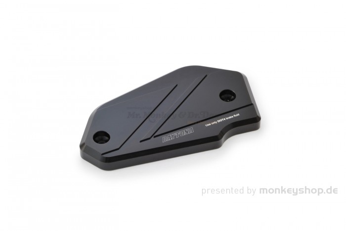 Daytona Deckel Bremspumpe Aluminium CNC schwarz eloxiert f. KAWASAKI vorn