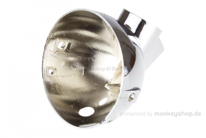 Lampengehäuse Lampentopf Scheinwerfer chrom f. Monkey
