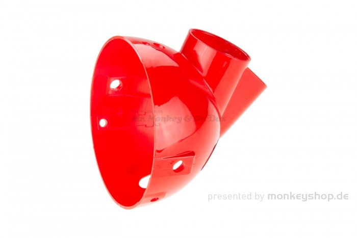 Lampengehäuse Lampentopf Scheinwerfer rot f. Monkey