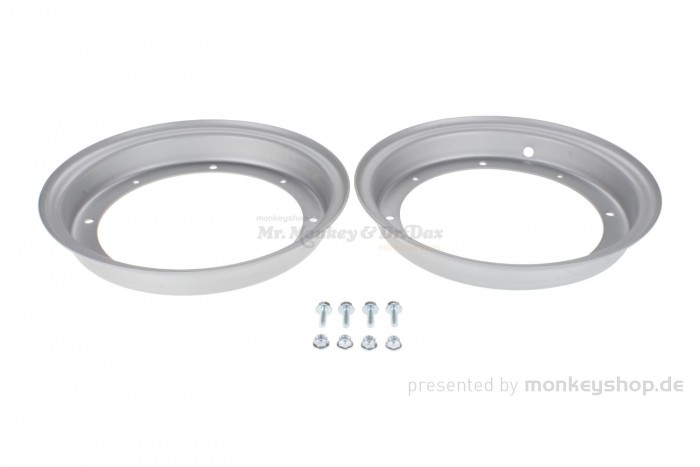 Dax Felge silber 2.50x10 2-teilig