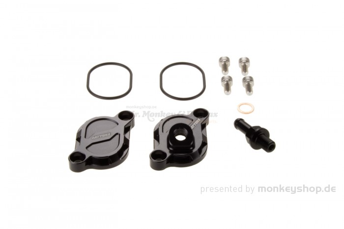 Daytona Ventildeckel Set Aluminium CNC schwarz eloxiert f. Dyna Head + Daytona 2V