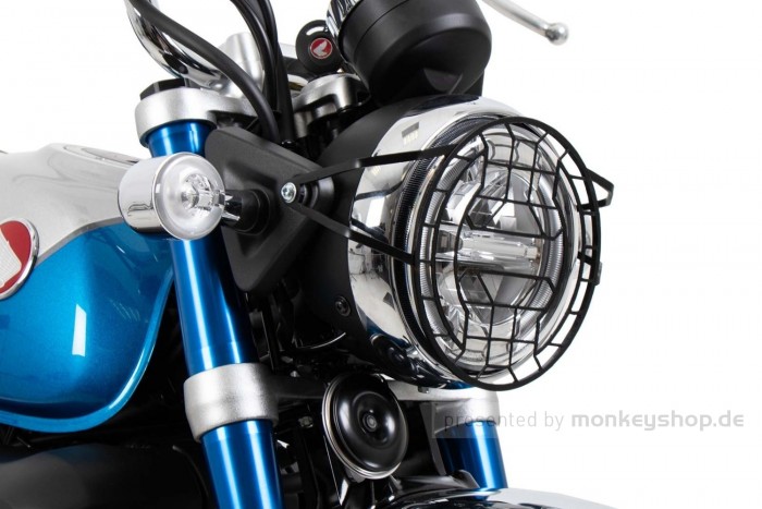 Hepco & Becker Scheinwerfer Schutz Gitter schwarz f. Monkey 125