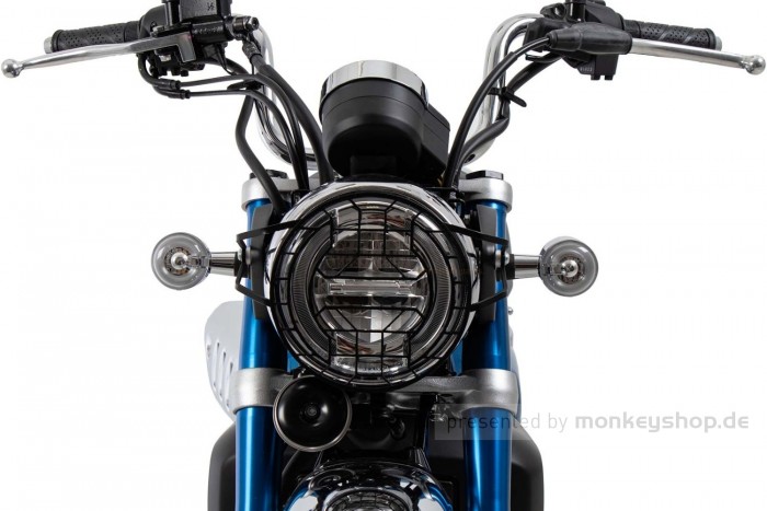 Hepco & Becker Scheinwerfer Schutz Gitter schwarz f. Monkey 125