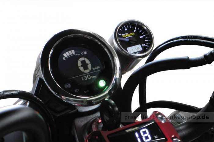 Takegawa Drehzahlmesser Kit ø48 mm 12500 RPM LED weiß f. Monkey 125