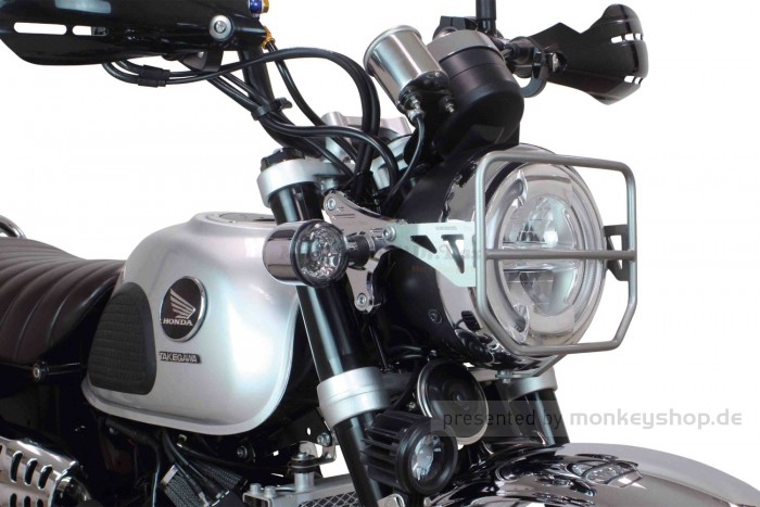 Takegawa Scheinwerfer Schutz Gitter silber f. CT125 + Monkey 125