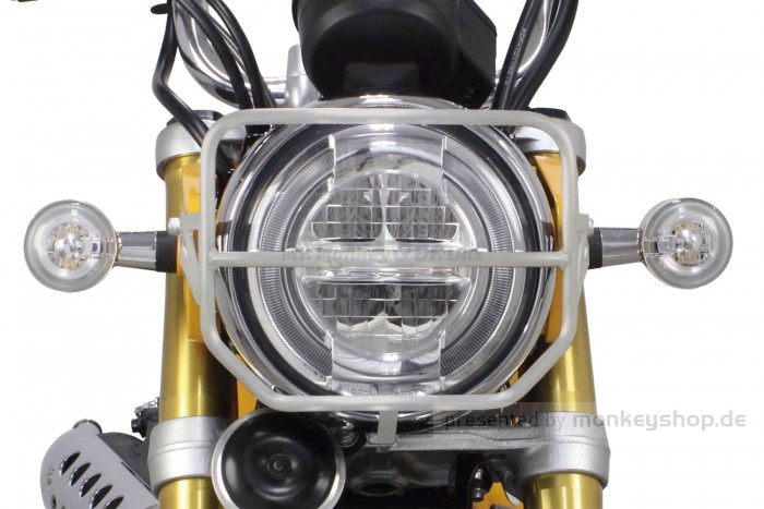 Takegawa Scheinwerfer Schutz Gitter silber f. CT125 + Monkey 125