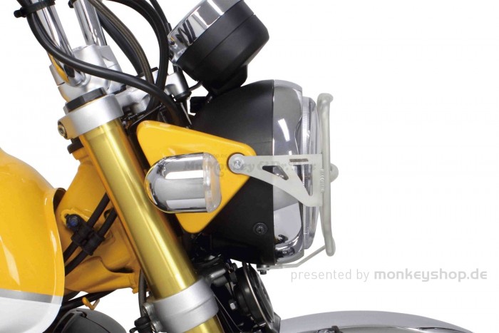 Takegawa Scheinwerfer Schutz Gitter silber f. CT125 + Monkey 125