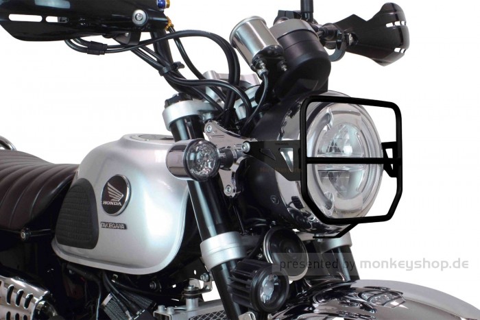 Takegawa Scheinwerfer Schutz Gitter schwarz f. CT125 + Monkey 125