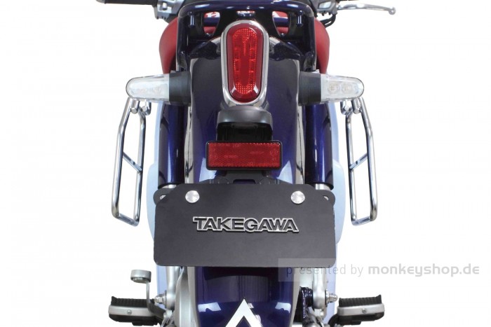 Takegawa Taschenhalterung links + rechts chrom f. Super Cub 125