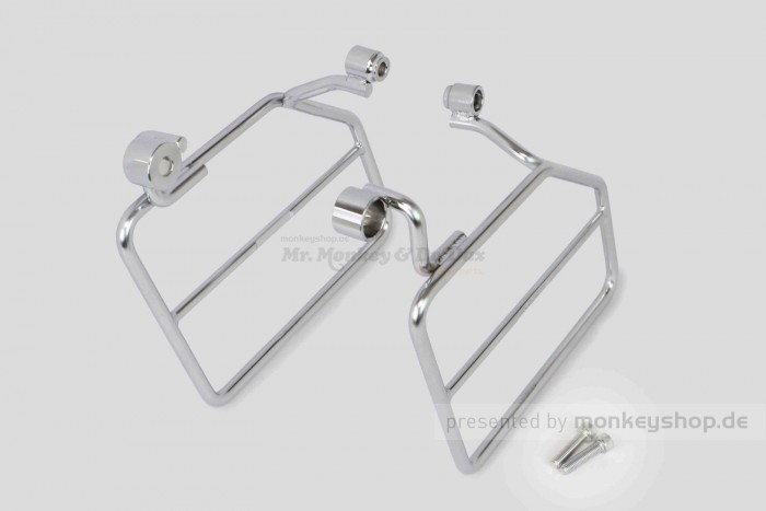 Takegawa Taschenhalterung links + rechts chrom f. Super Cub 125