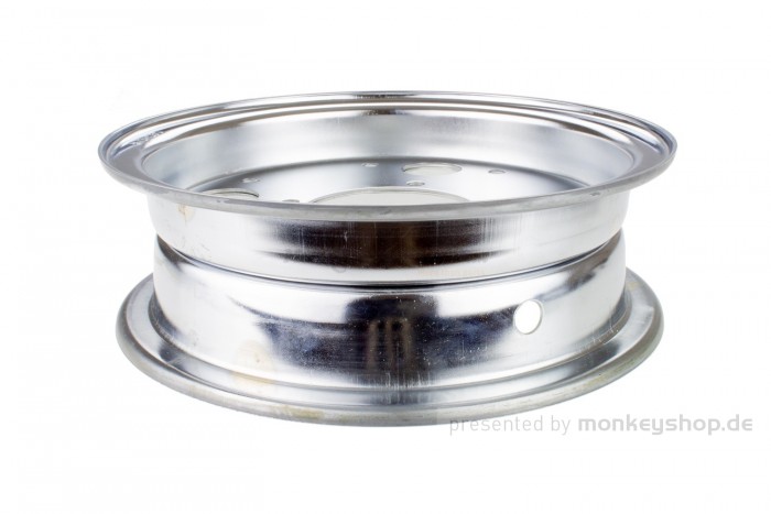 2.50x8 Felge Stahl verchromt 2-teilig f. Monkey 50 + Gorilla