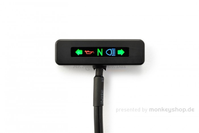 Daytona Beta LED Kontrollleuchteneinheit schwarz