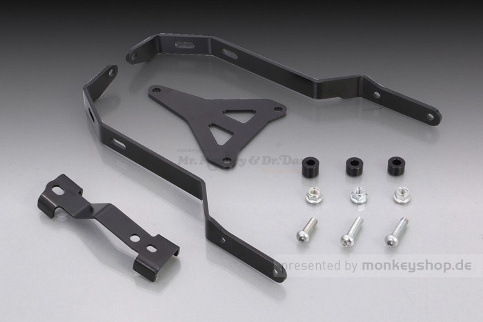 Kitaco Schutzblech Tieferlegung Down Fender Kit Alu CNC schwarz f. Monkey 125
