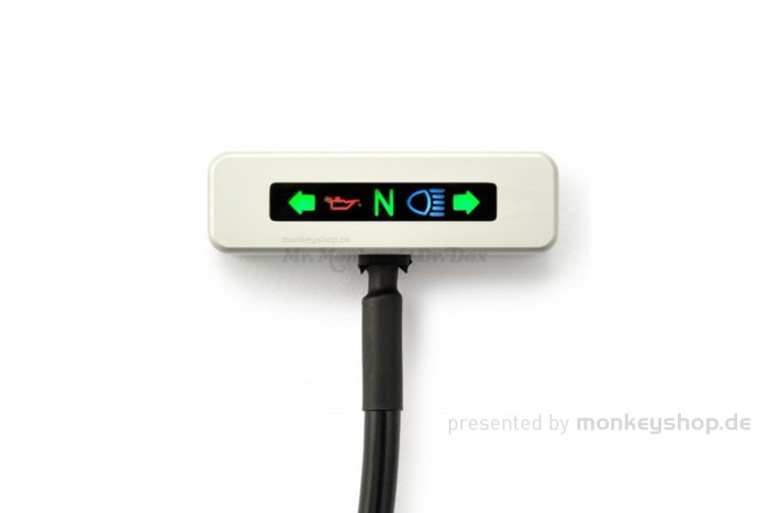 Daytona Beta LED Kontrollleuchteneinheit silber