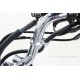 Kitaco Lenker Klemme Führung Leitung Kabel ø22.2 / ø12.5 Aluminium CNC silber