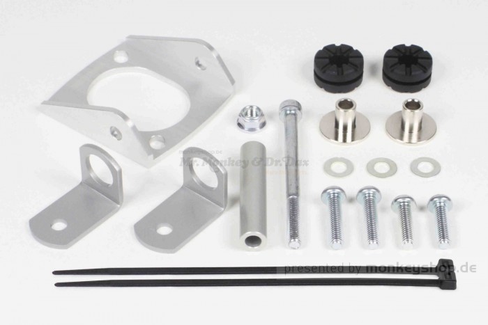 Takegawa Halter Ölkühler f. Monkey 125 JB02 + MSX 125 JC61 JC75 mit original Kopf