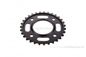 Kitaco Kettenrad 31T hinten schwarz f. MSX JC61 JC75 + Monkey 125 JB02 + Dax 125