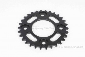 Takegawa Kettenrad 30T hinten schwarz f. MSX JC61 JC75 + Monkey 125 JB02 + Dax 125