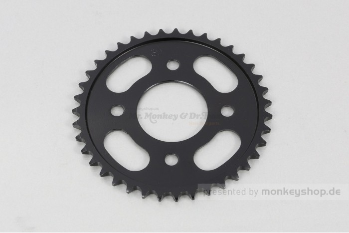 Kitaco Kettenrad 39T hinten schwarz f. MSX JC92 GROM + Monkey 125 JB03 JB05