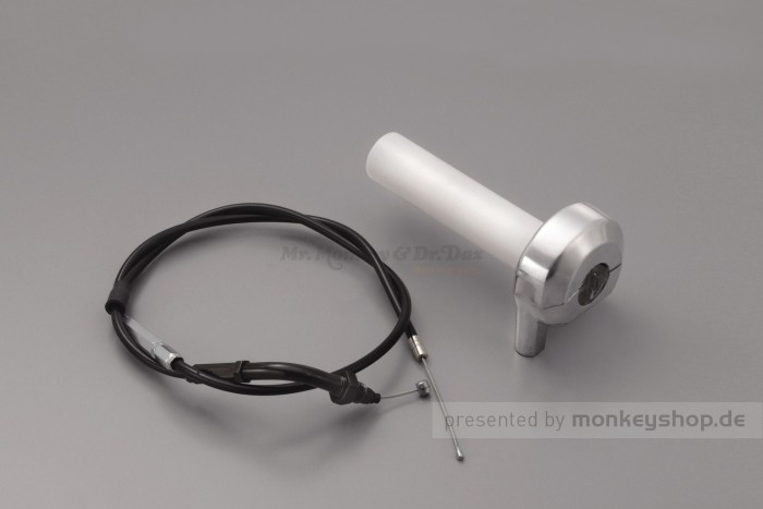 Daytona Schnellgasgriff 680mm silber