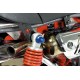 Takegawa Aluminium Hutmuttern Set M10 Stoßdämpferaufnahme blau eloxiert Monkey Dax