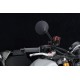 Daytona "D-MIRROR-3" Aluminium Seitenspiegel schwarz rund exzentrisch