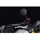 Daytona "D-MIRROR-3" Aluminium Seitenspiegel schwarz rund exzentrisch