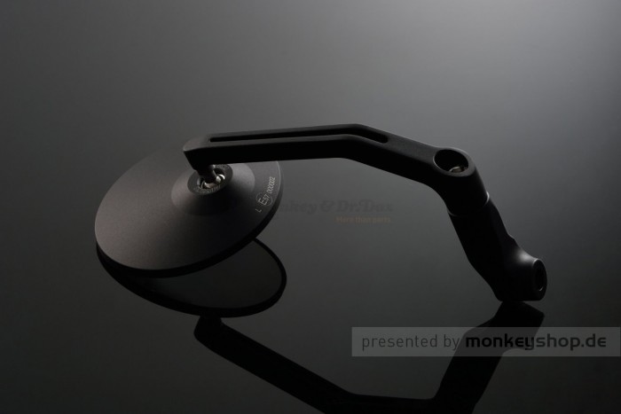 Daytona "D-MIRROR-3" Aluminium Seitenspiegel schwarz rund exzentrisch