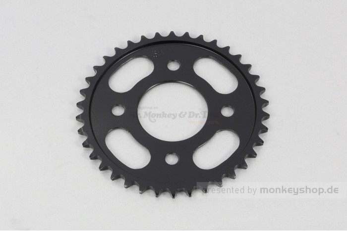Kitaco Kettenrad 38T hinten schwarz f. MSX JC92 GROM + Monkey 125 JB03 JB05