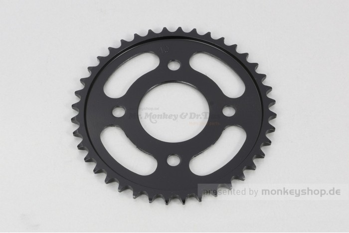 Kitaco Kettenrad 40T hinten schwarz f. MSX JC92 GROM + Monkey 125 JB03 JB05