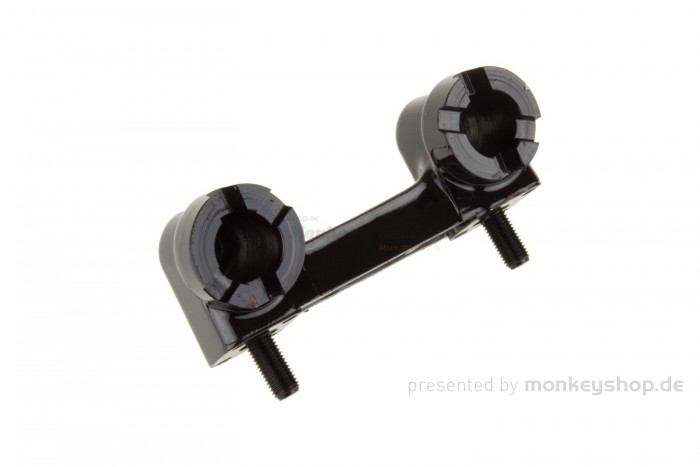 Klapplenker Aufnahme Brücke Bock Knochen Aluminium schwarz f. Monkey 12V + Dax 12V + Replika