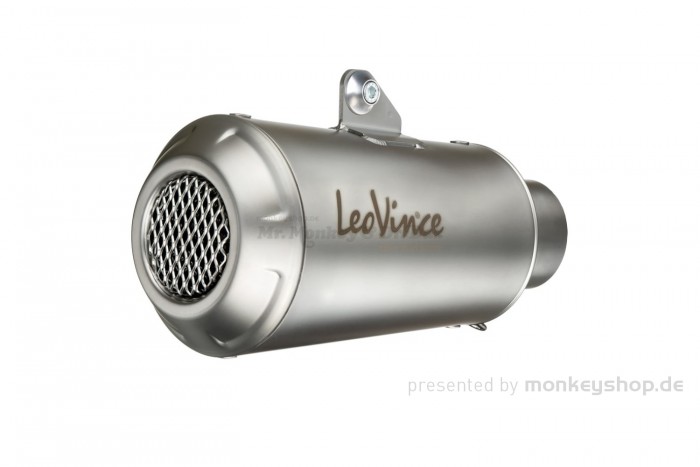 LeoVince Sport Auspuffanlage LV-10 Edelstahl silber f. MSX JC75