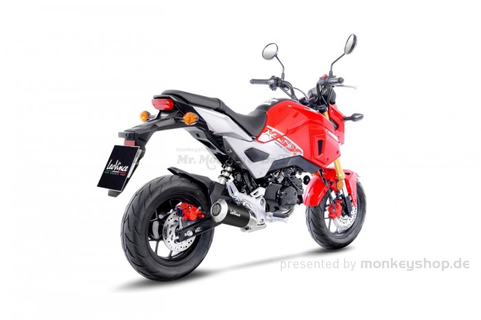 LeoVince Sport Auspuffanlage LV-10 Edelstahl schwarz f. MSX JC75