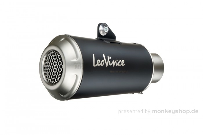 LeoVince Sport Auspuffanlage LV-10 Edelstahl schwarz f. MSX JC75