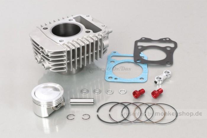 Kitaco Light Big Bore Kit 164cc silber f. MSX JC61 JC75 + Monkey 125 JB02