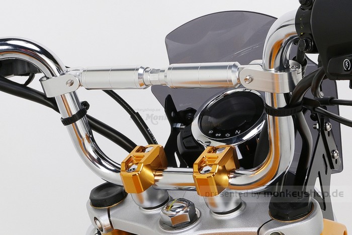 Kitaco Lenkerstrebe silber 175 - 225 mm ø22.2