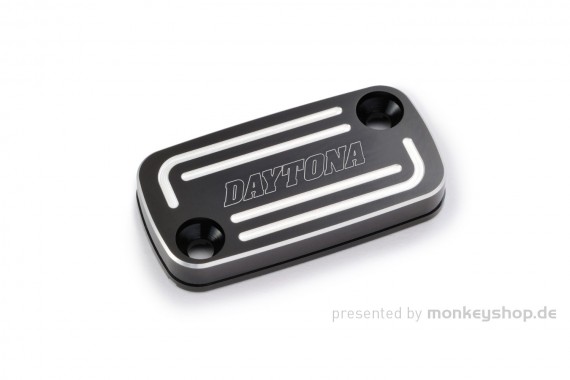 Daytona Deckel Bremspumpe Aluminium CNC schwarz eloxiert f. HONDA (H)